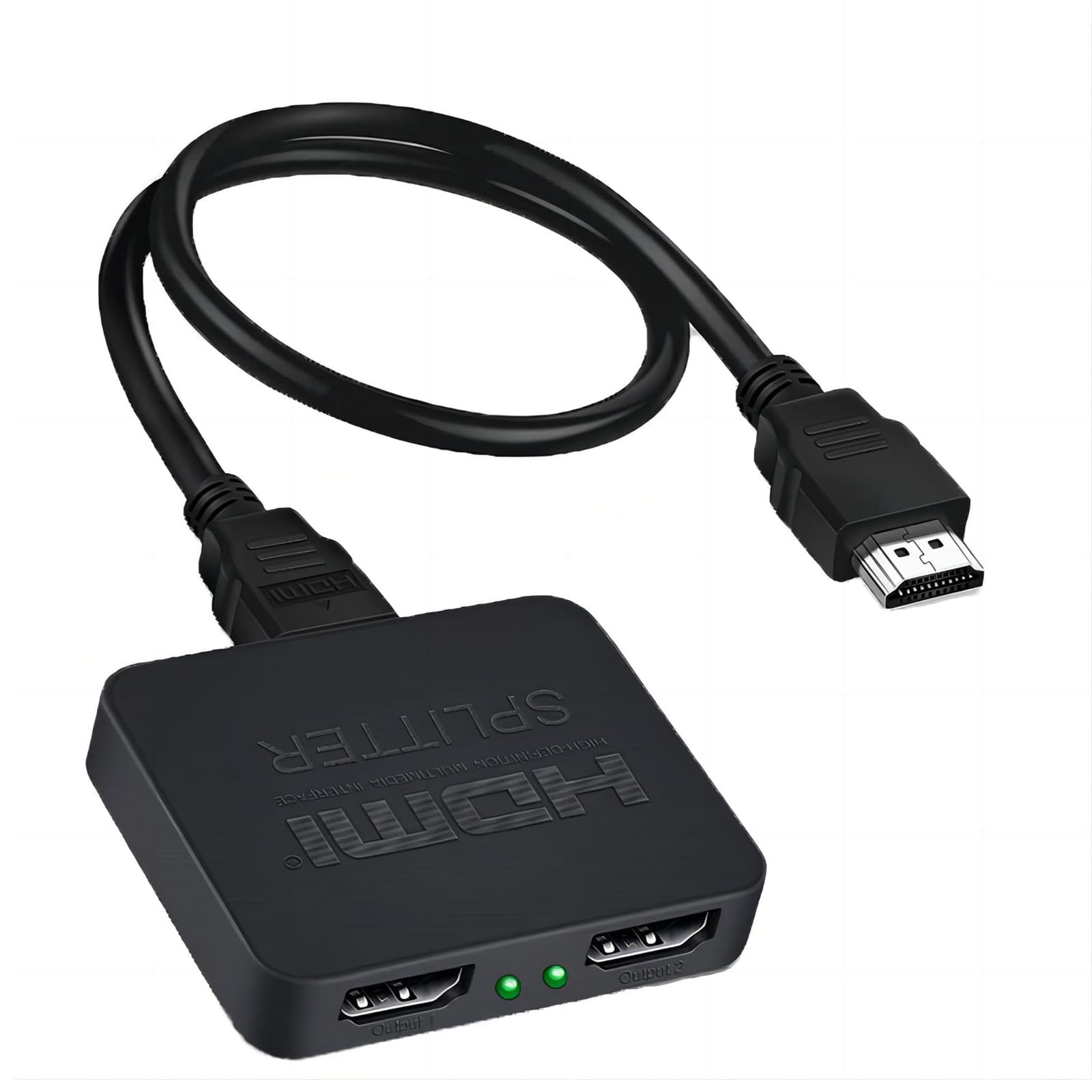 HDMI対応分配器 Amazon | HDMI分配器1入出力2［2024アップグレード版］4 K 60 Hz安定